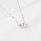 Zircon Square Necklace