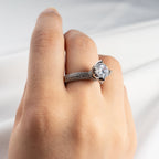 Circle Diamond Ring
