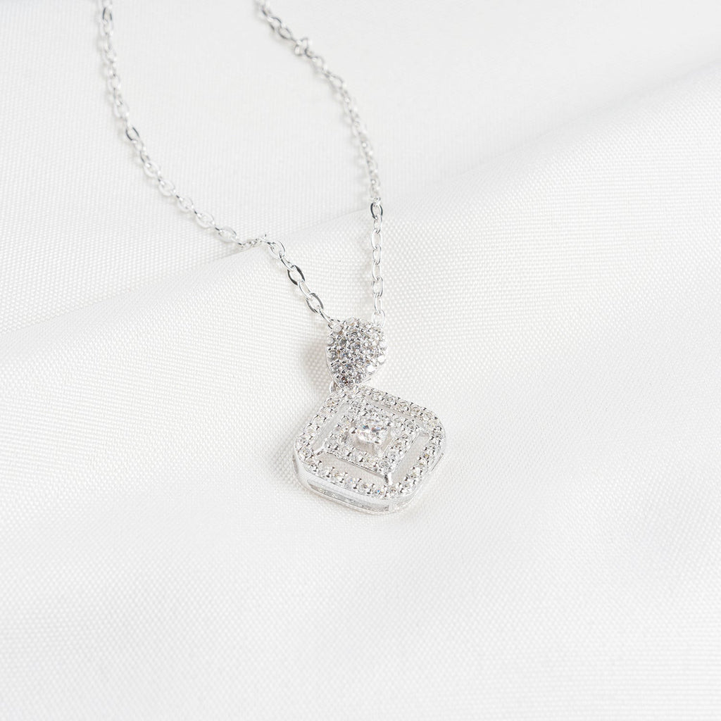 Zircon Hexa Necklace