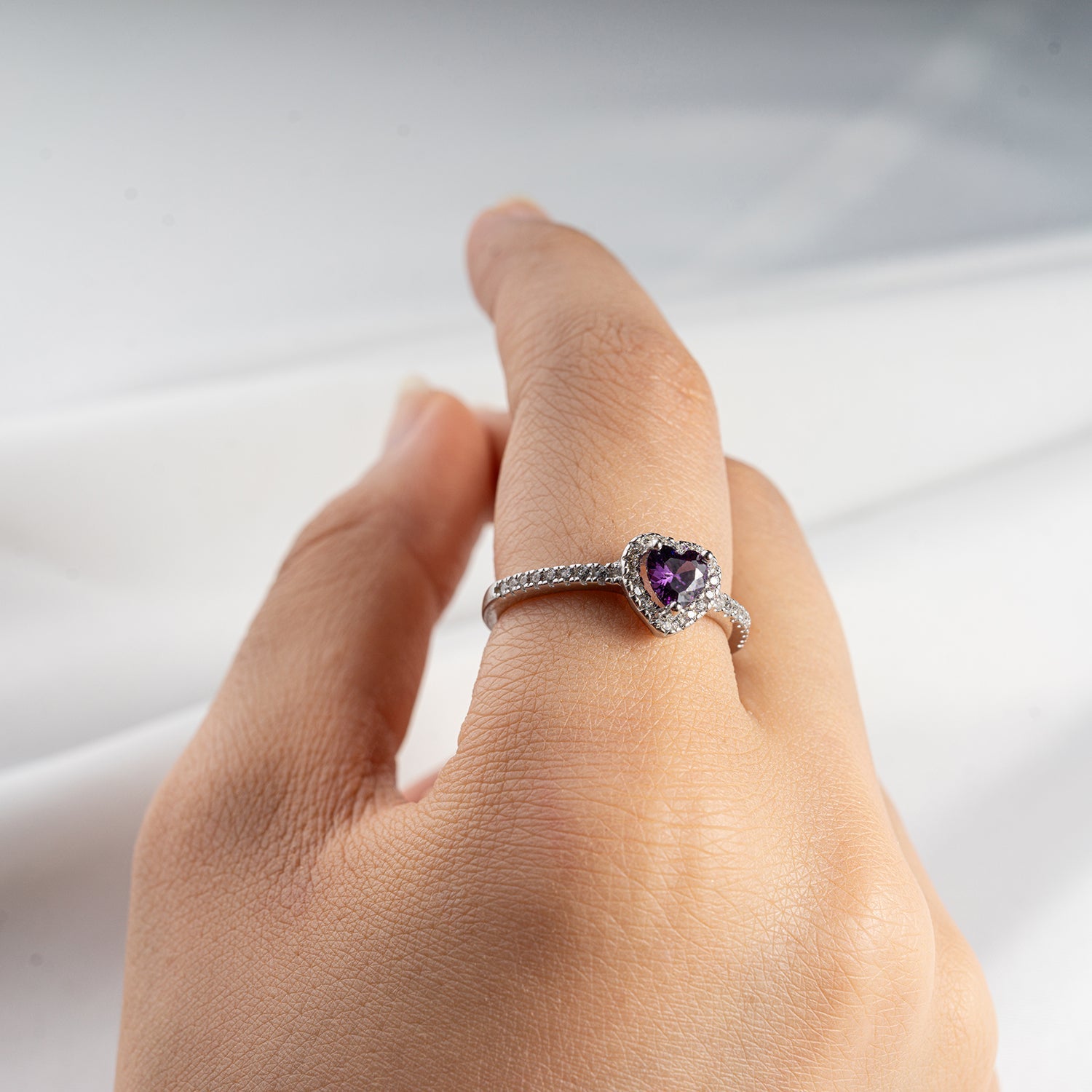 Zircon Lobes Ring