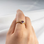 Zircon Lobes Ring