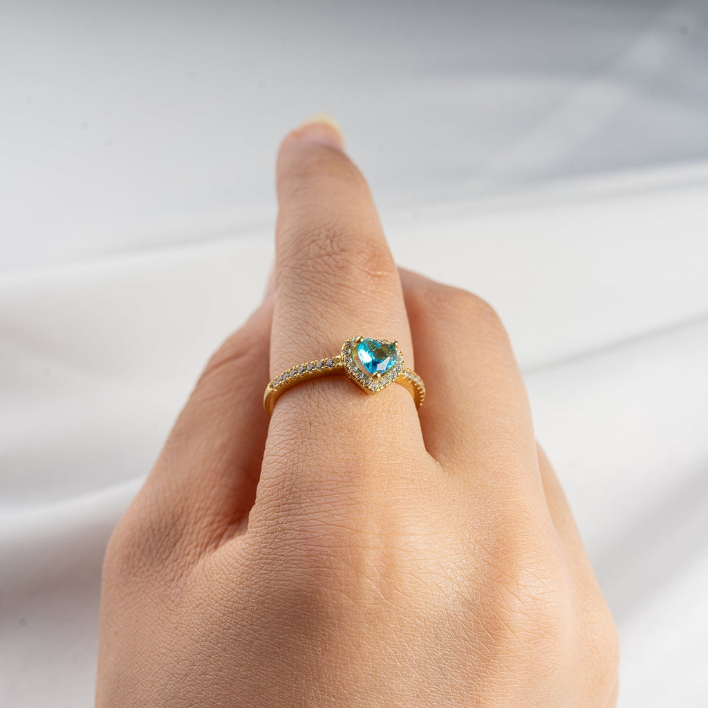 Zircon Lobes Ring