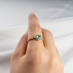 Zircon Lobes Ring