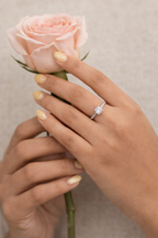 Round Moissanite Ring