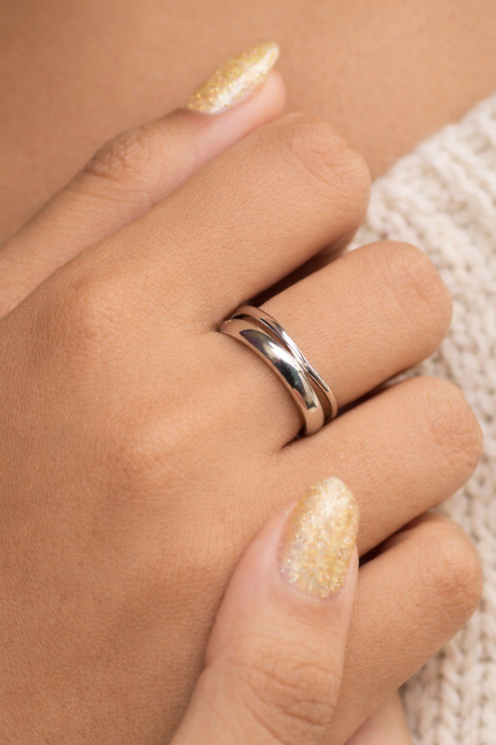 Organic Silver Ring