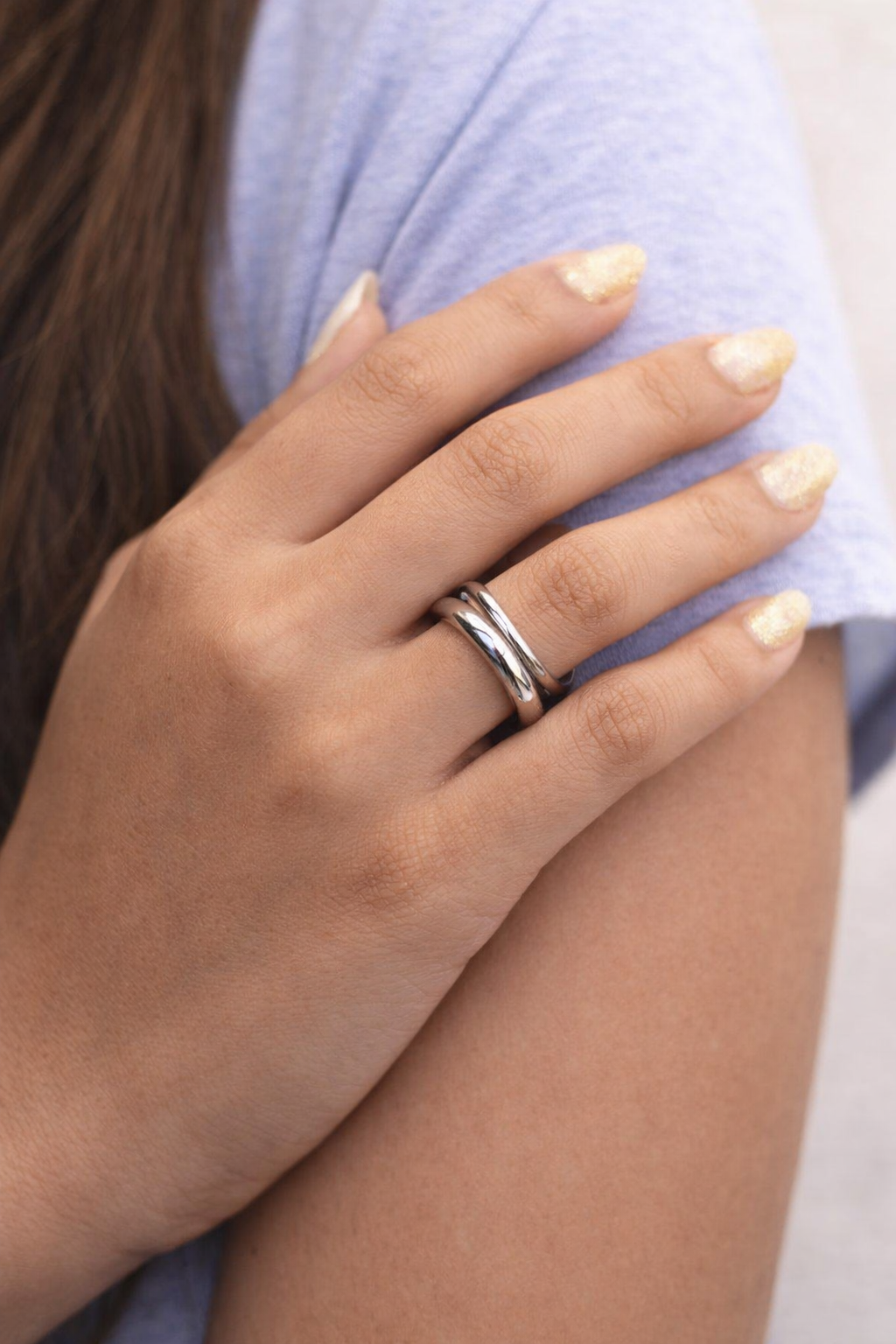 Organic Silver Ring