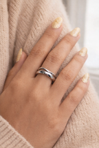 Organic Silver Ring