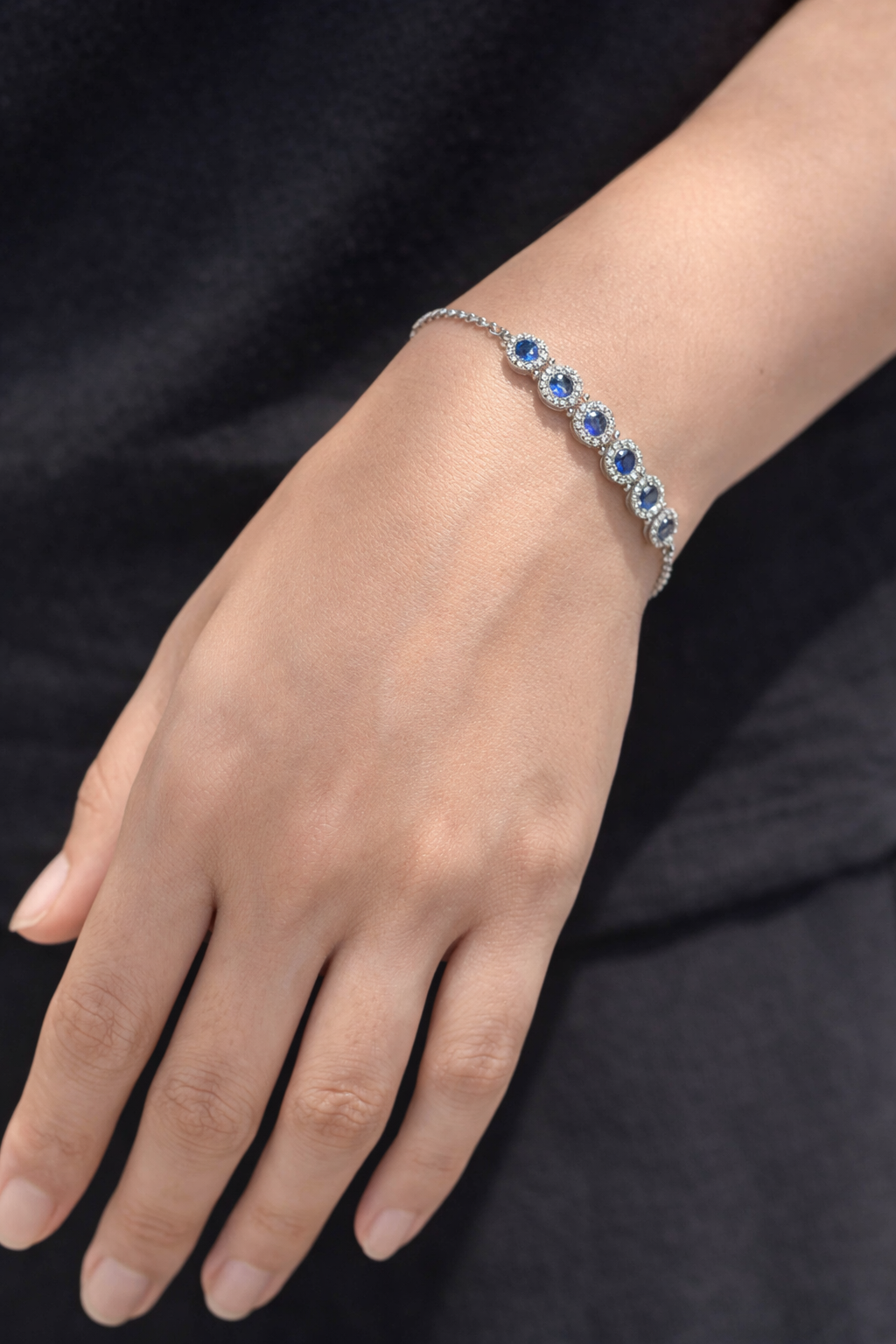 Sapphire Tennis Bracelet