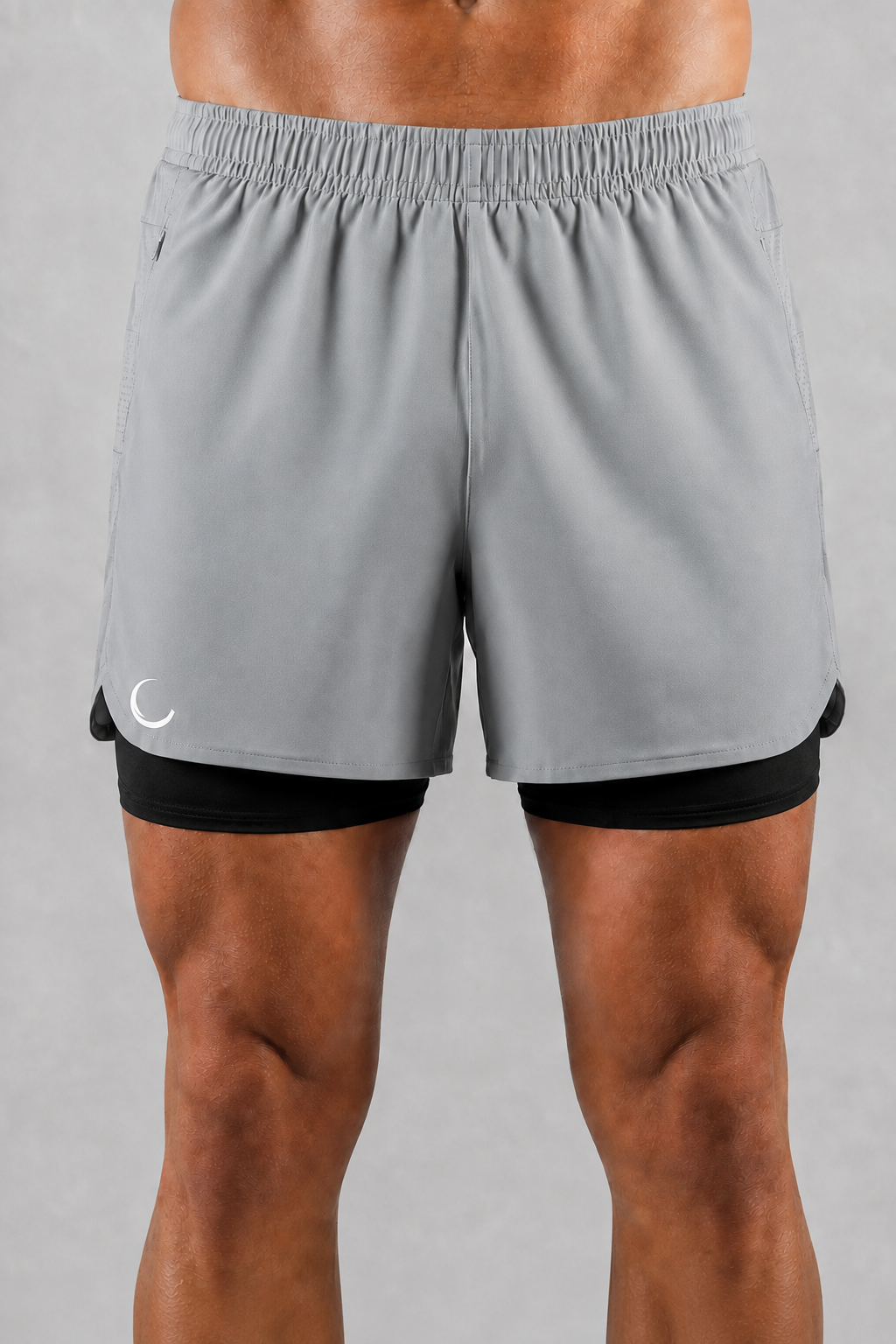 Outlast Velocity 2-in-1 Shorts — Graphite