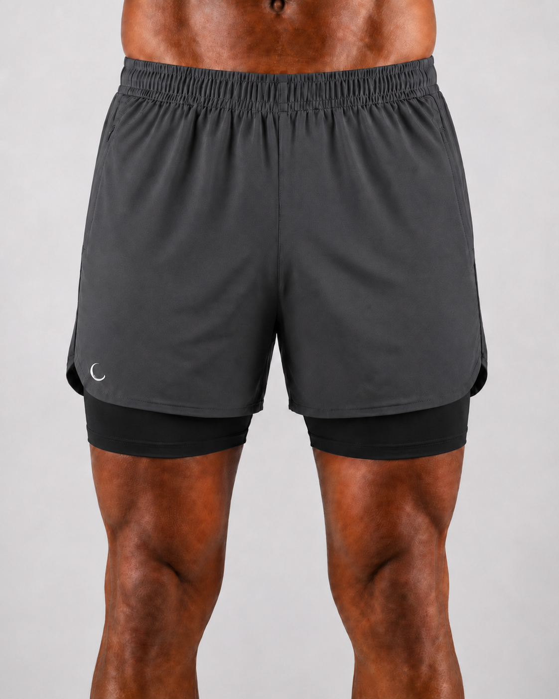 Outlast Velocity 2-in-1 Shorts — Ash Grey
