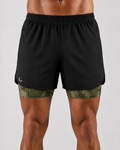 Outlast Velocity 2-in-1 Shorts — camo