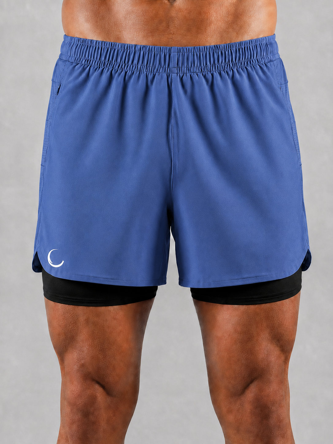 Outlast Velocity 2-in-1 Shorts — Slate Blue