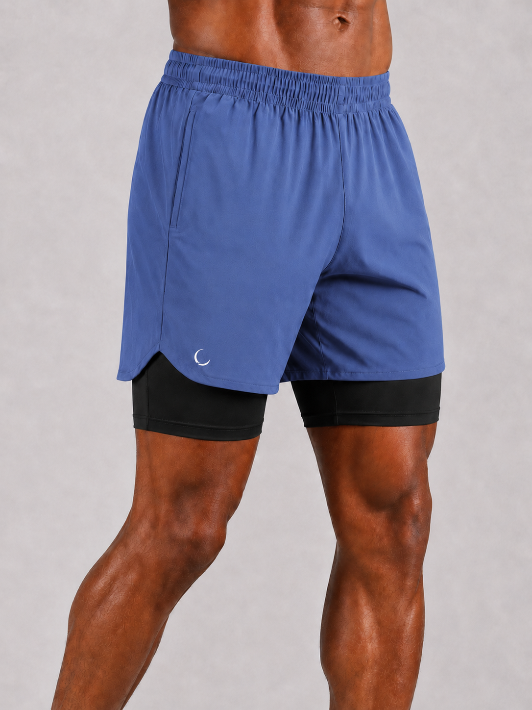 Outlast Velocity 2-in-1 Shorts — Slate Blue