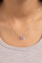 Crystal Atom Neckalce