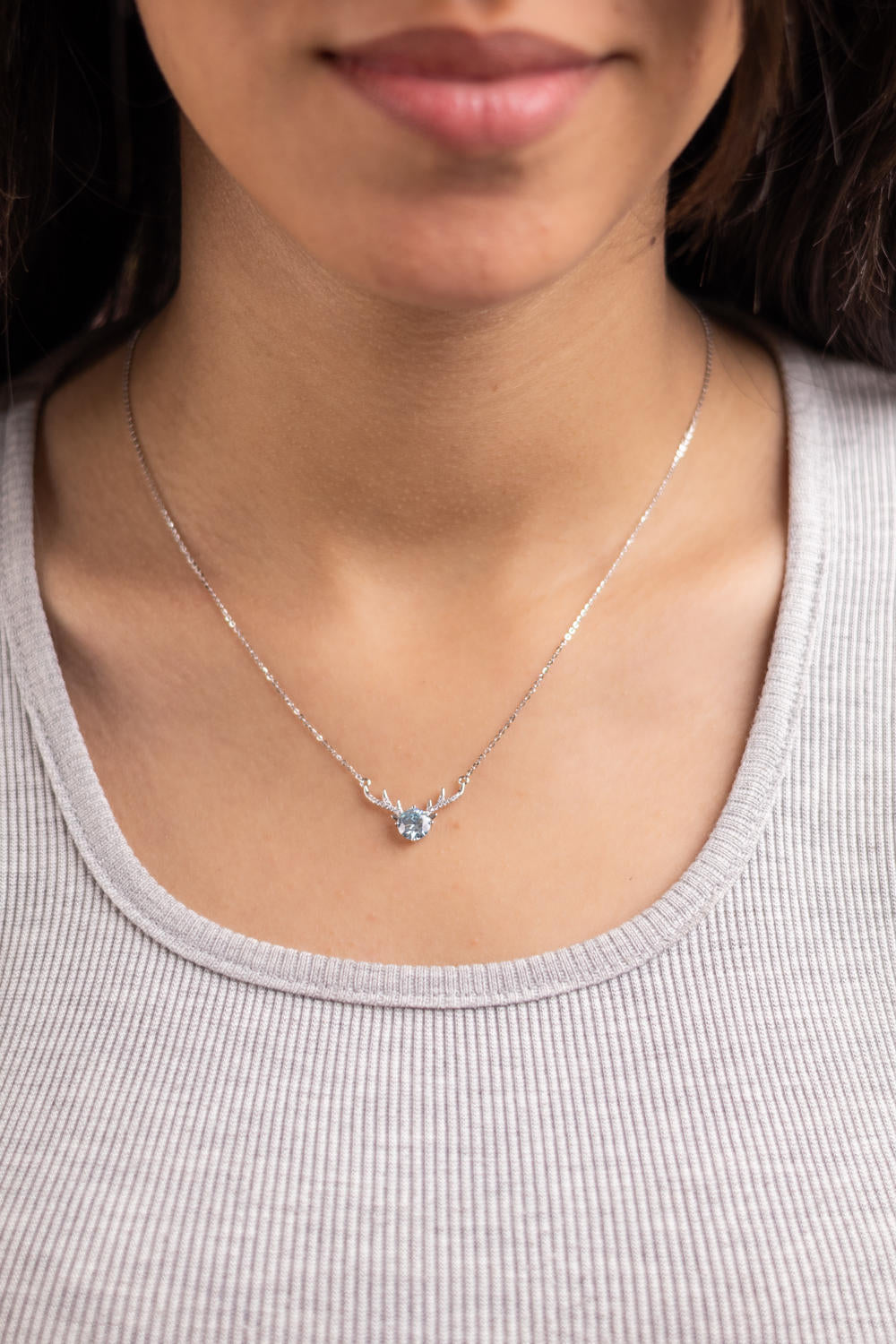 Reindeer Drop Necklace