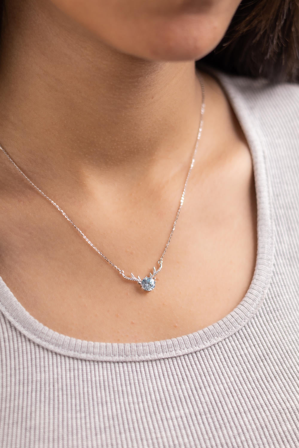 Reindeer Drop Necklace
