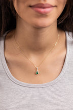 Colored Water Drop Necklace