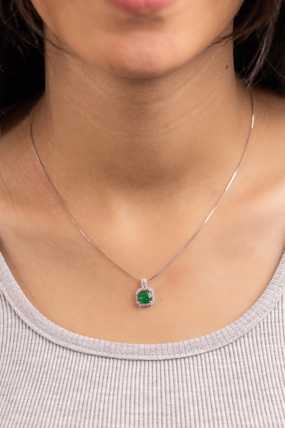 Cubic Crystals Necklace