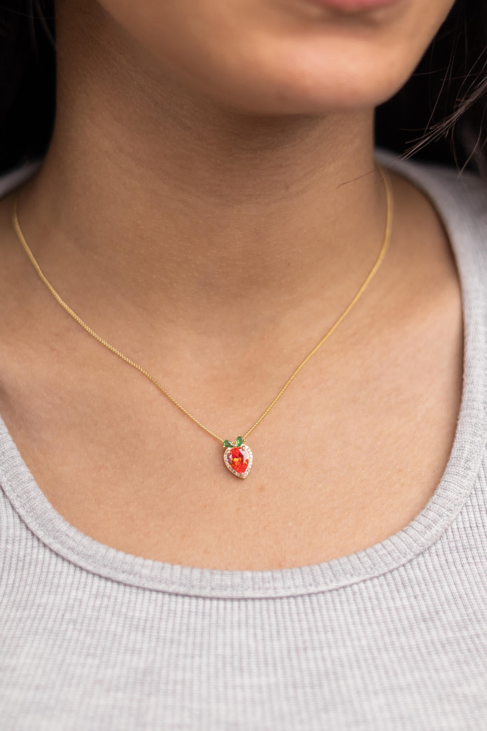 Strawberry Necklace