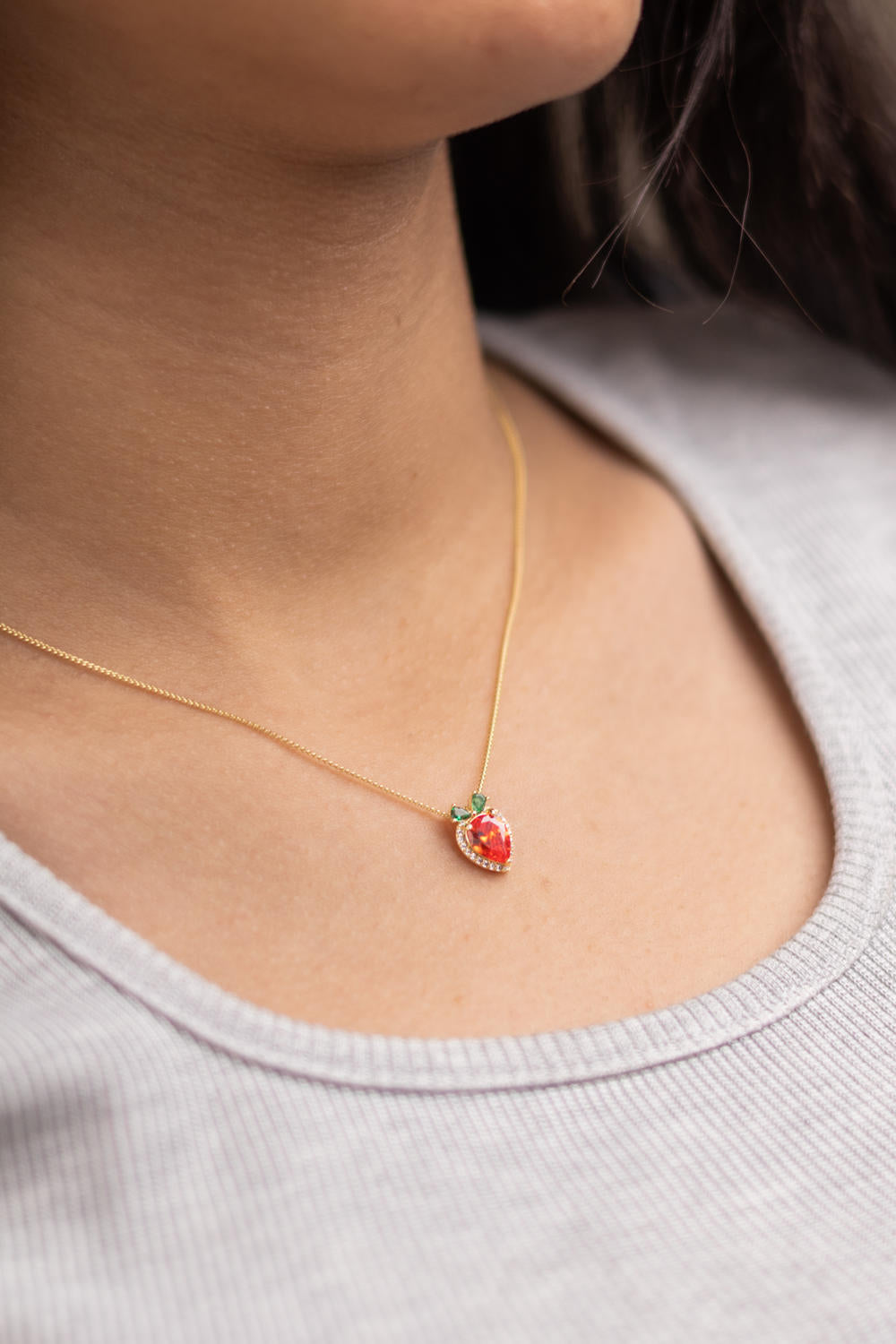 Strawberry Necklace