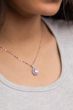 Colored Water Drop Necklace