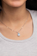 Colored Water Drop Necklace