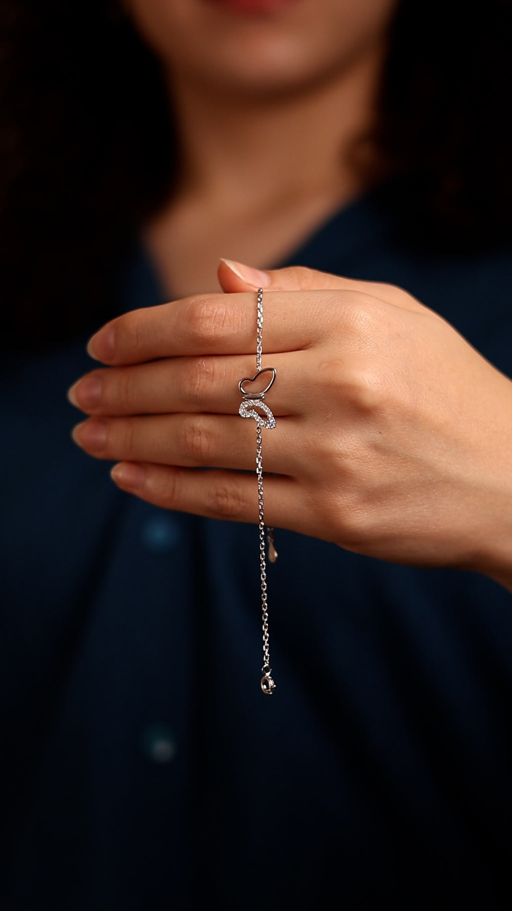 Outlined Butterfly Bracelet
