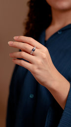 Prism Glow Zircon Ring