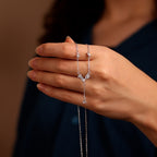 Celeste Drop Lariat Necklace