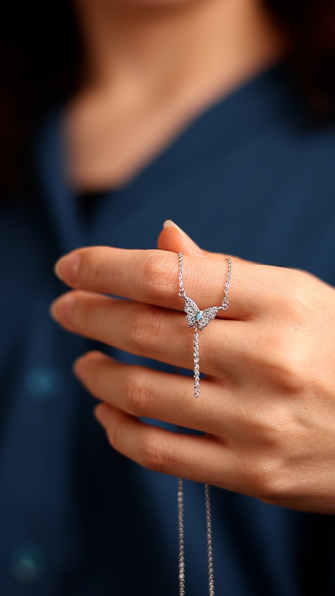 Flutter Lariat Necklace